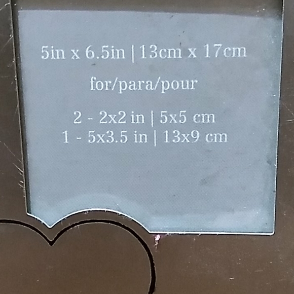 NWT "Pinnacle" 6" x 7" 3 section picture frame - Picture 3 of 6